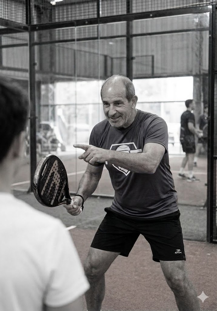 Jorge Nicolini sonriendo en la cancha